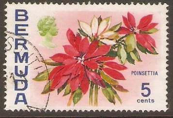 Bermuda 1970 5c Poinsettia. SG253.